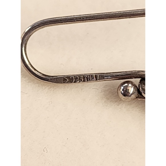 Vtg SILPADA Pure 925 Sterling Silver Filigree Scroll CZ Dangle Earrings Thailand - Picture 4 of 7